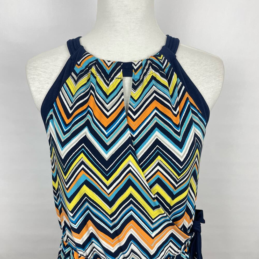 Apt. 9 | NWT Colorful Chevron Print Halter Neck F… - image 2